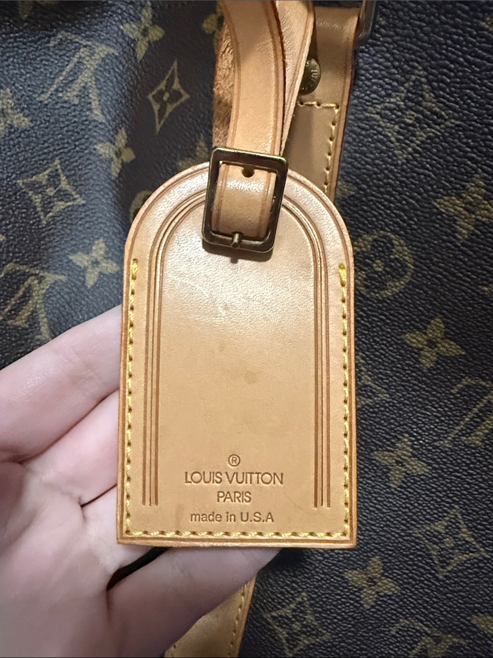 Louis Vuitton  Monogram Keepall Travel Duffel - Brown/Tan - Picture 12 of 15